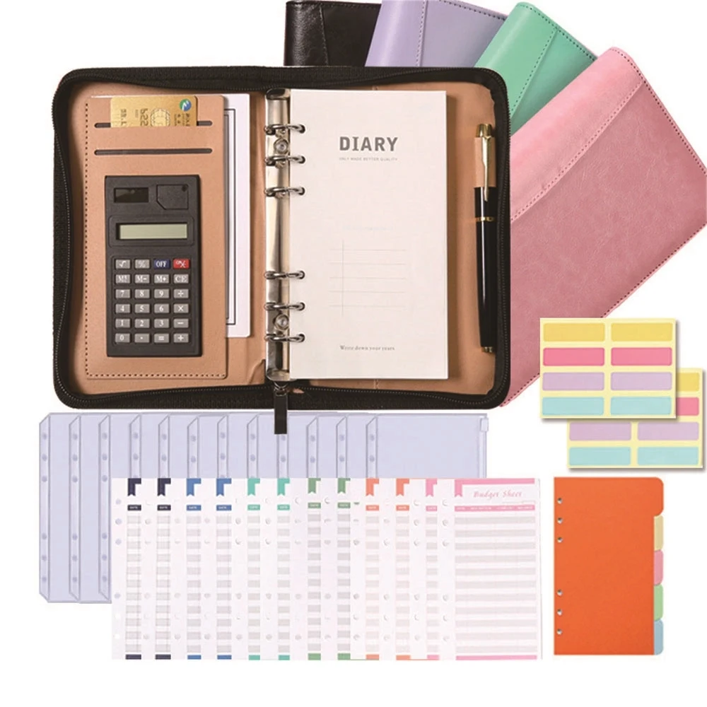 Portable Portfolio with Calculator Binder 1