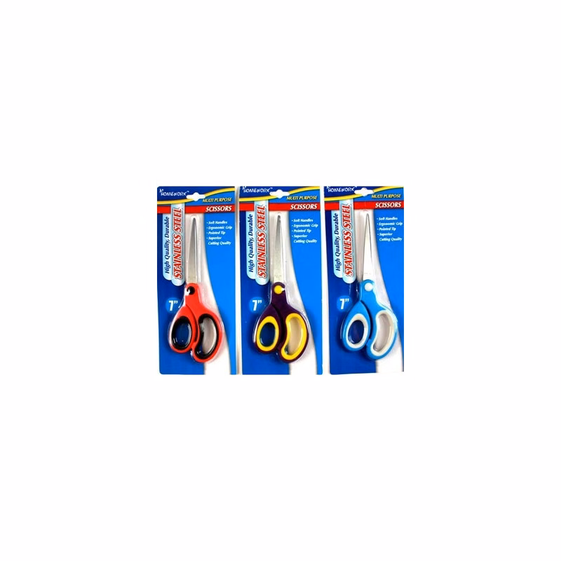 7" All-Purpose Scissors - Assorted Colors Single Pack