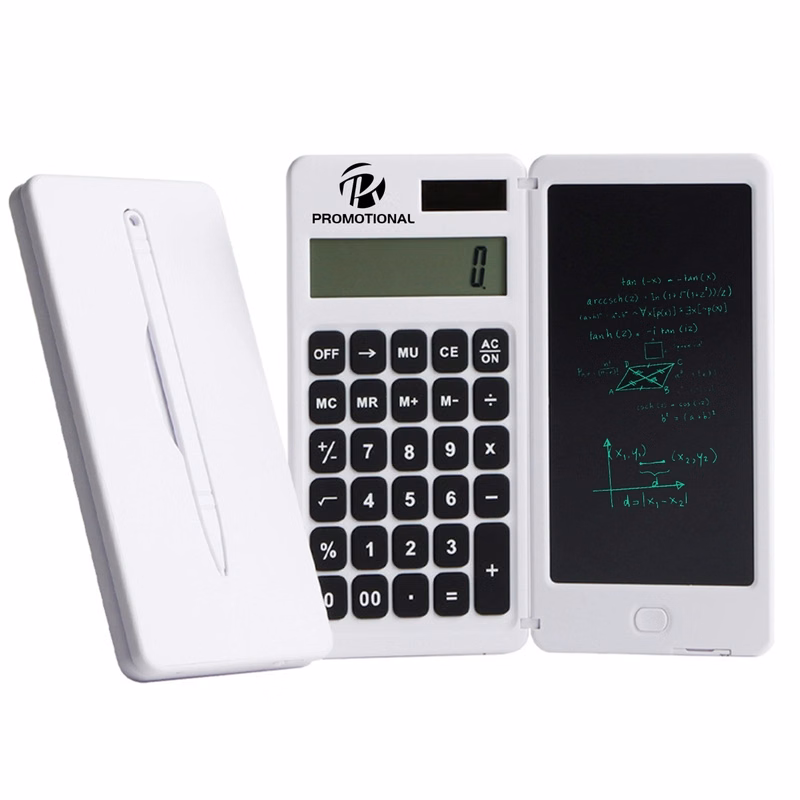 Portable Promotional Calculator with Notepad