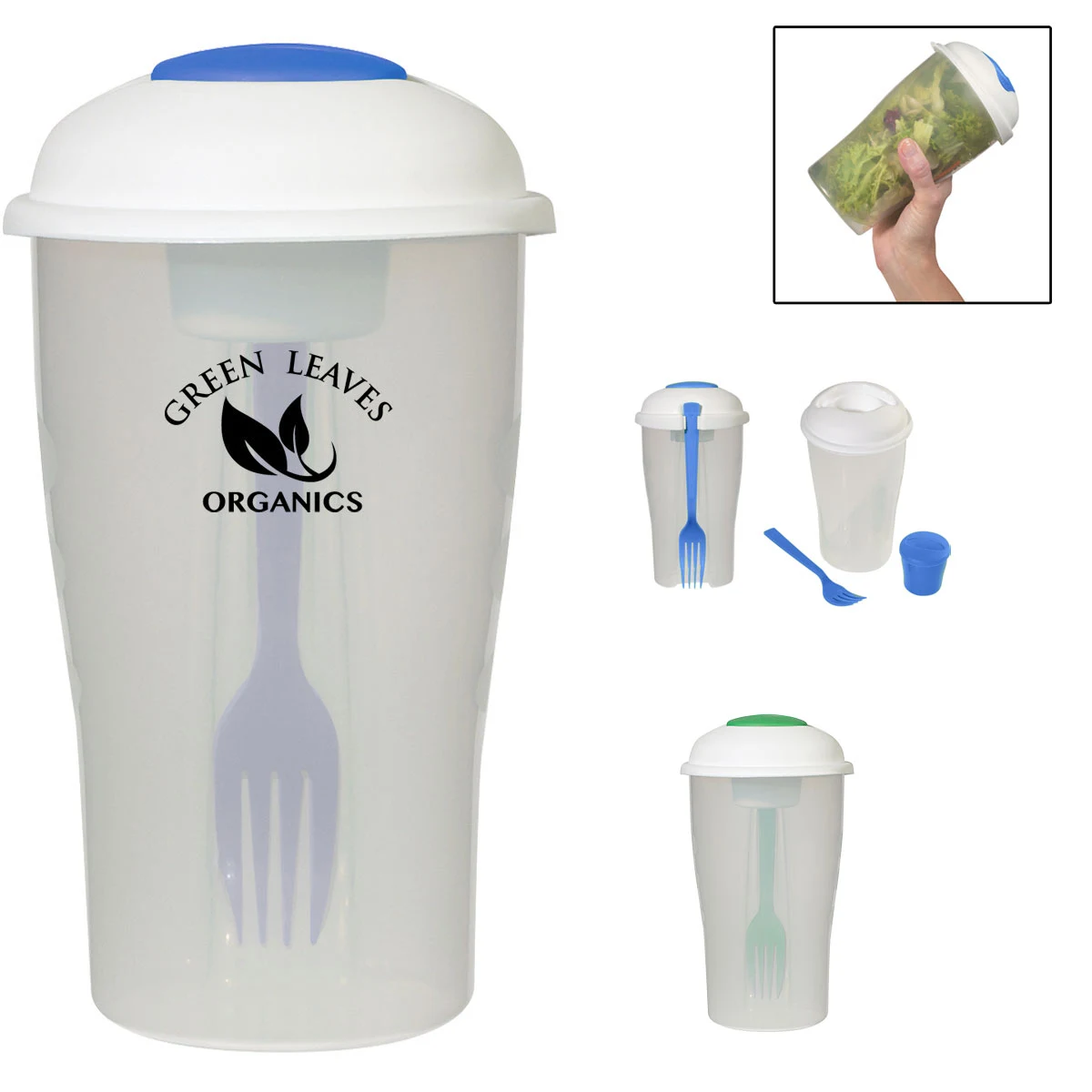 3-Piece Salad Shaker Set 1