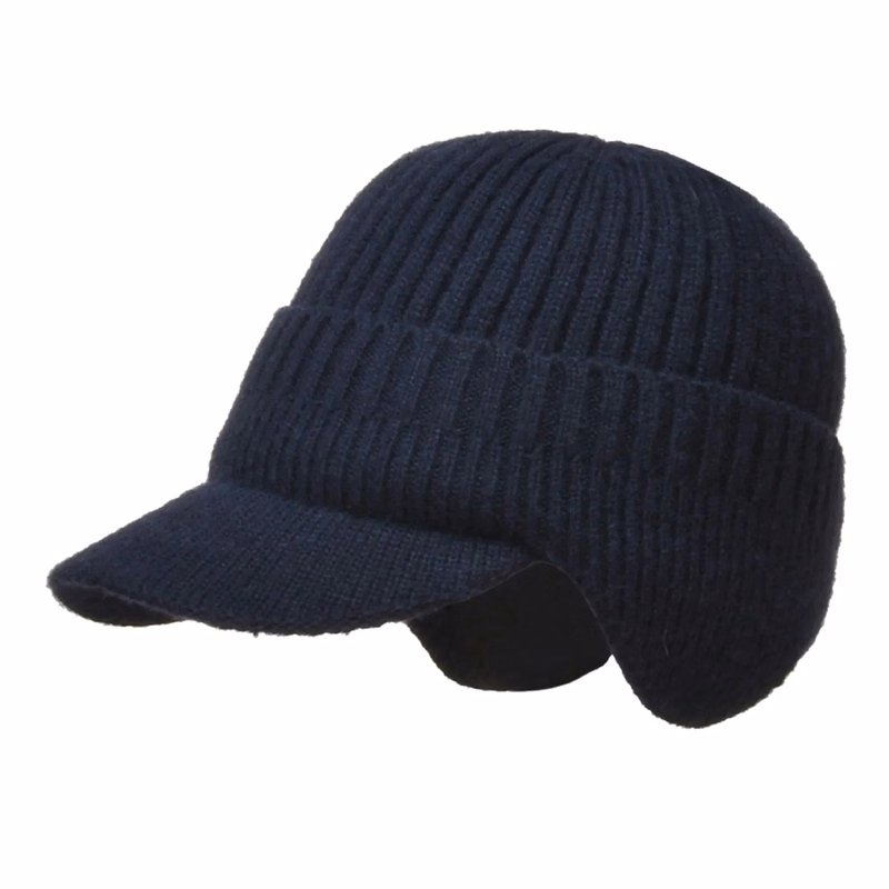 Winter For Men Outdoor Fleece Hat Scarf Set