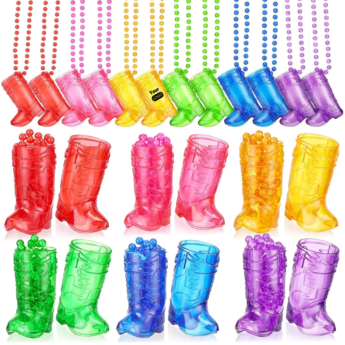 Colorful Boot-Shaped Party Shot Cups 1