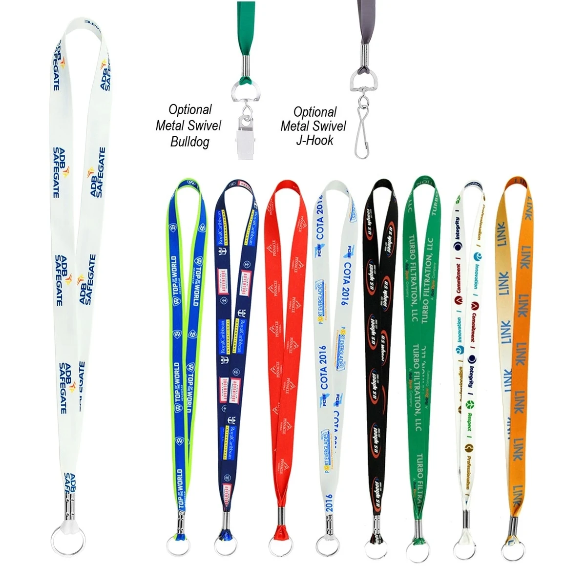 1" Buckle Release Full Color Lanyard 1