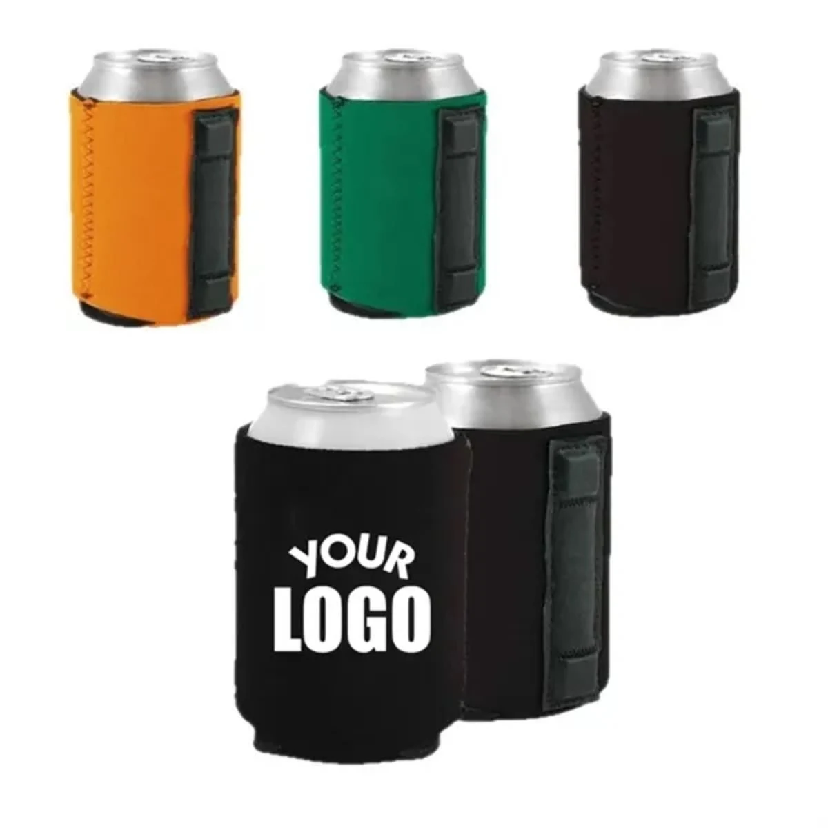 Neoprene Magnetic Can Cooler, custom koozie with logo imprint 1