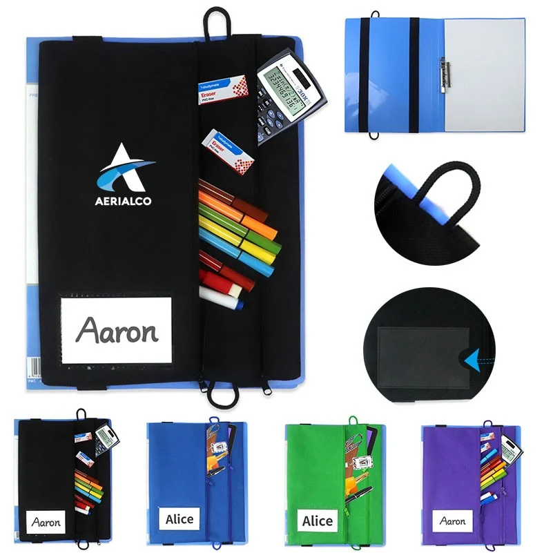 Adjustable Elastic Band Multi Pockets File Folder Binder Bag 1