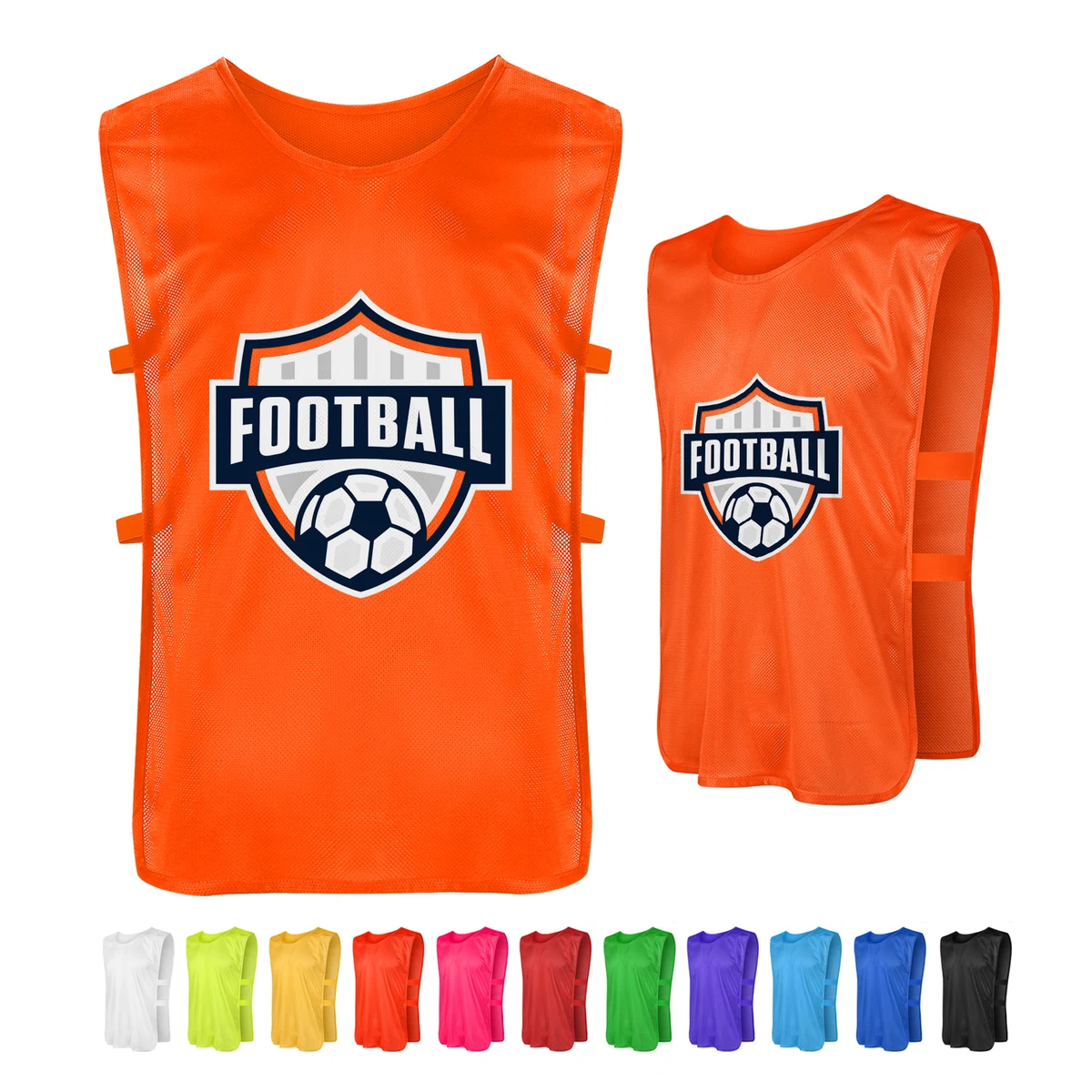 Custom Training Pinnies With Elastic Side 1