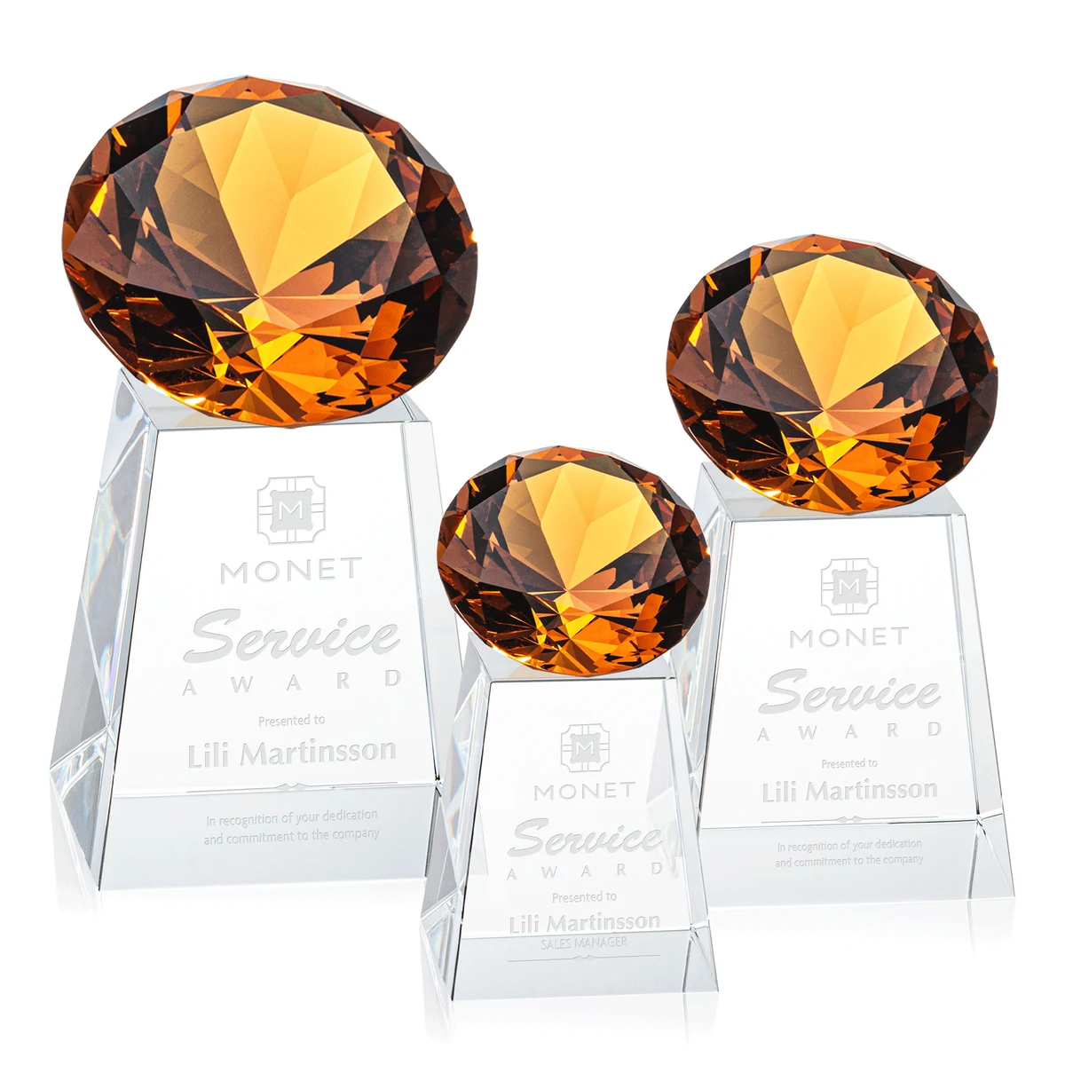 Celestina Gemstone Award - Amber 1