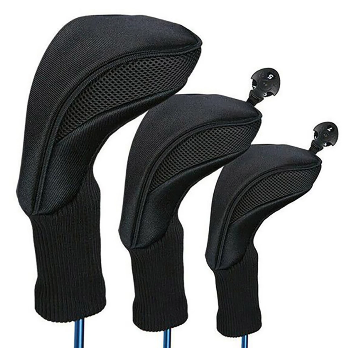 Golf Driver Head Cover 3 Pcs Set 1