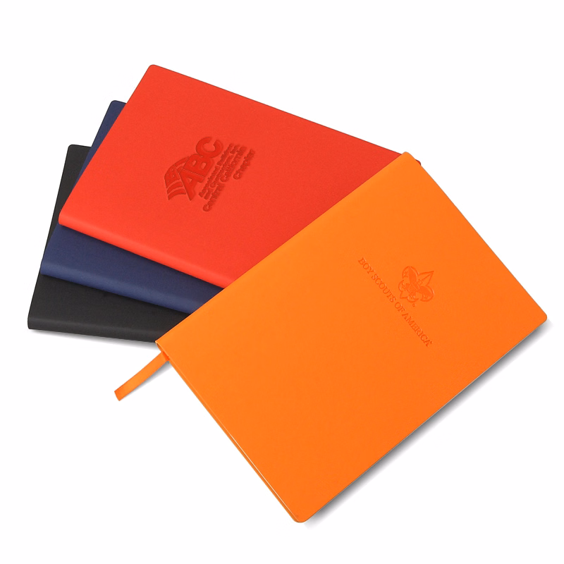New Age Italian PU Leather 5 5/8"W x 8 1/4"H 192 Pages Journal Book (Blue Soft Cover)