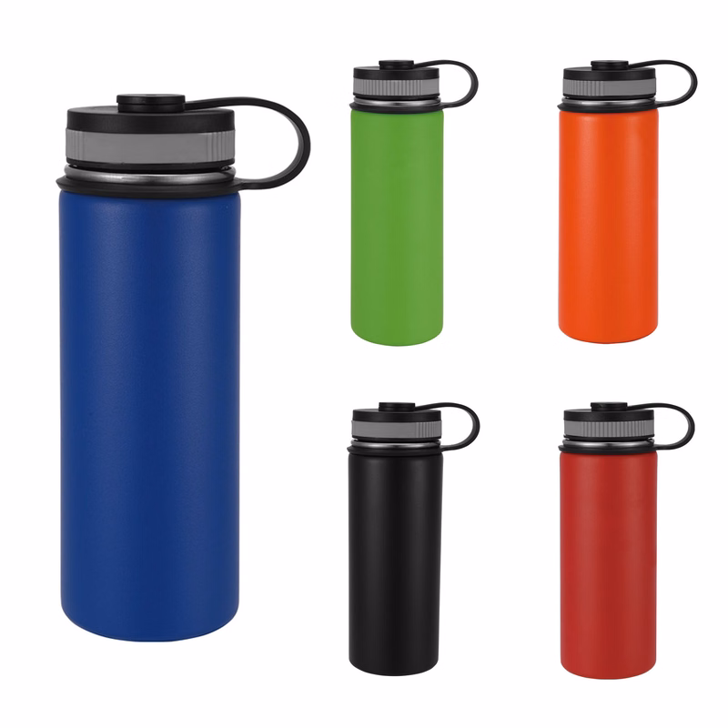 18oz Stainless Steel Vaccum Insulated Wide Mouth Water Bottle