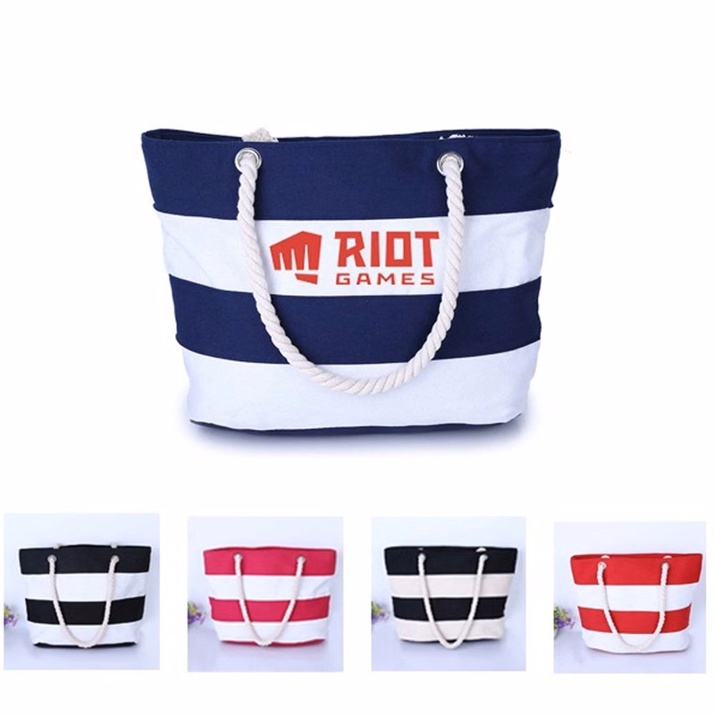 High-Capacity Cotton Canvas Tote
