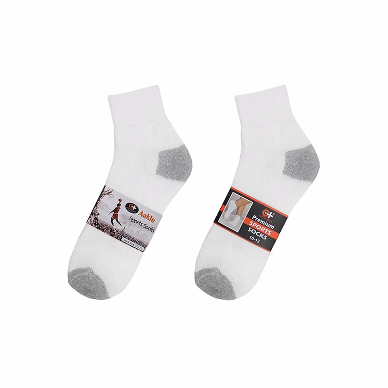 Men's Ankle Socks - White Size 10-13
