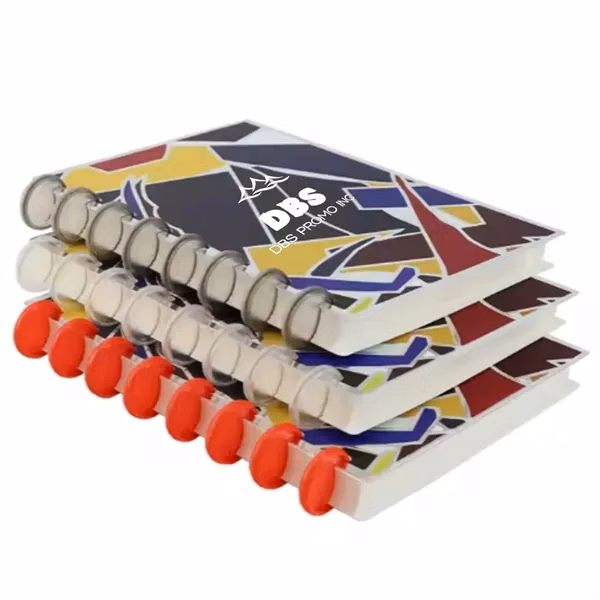 Sleek Notebook with PVC Cover and Plastic Disc Binder