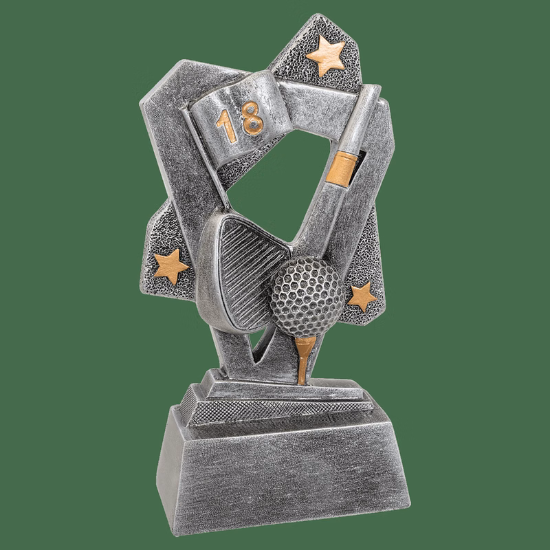 6-1/2" Tall Golf Triumph Resin