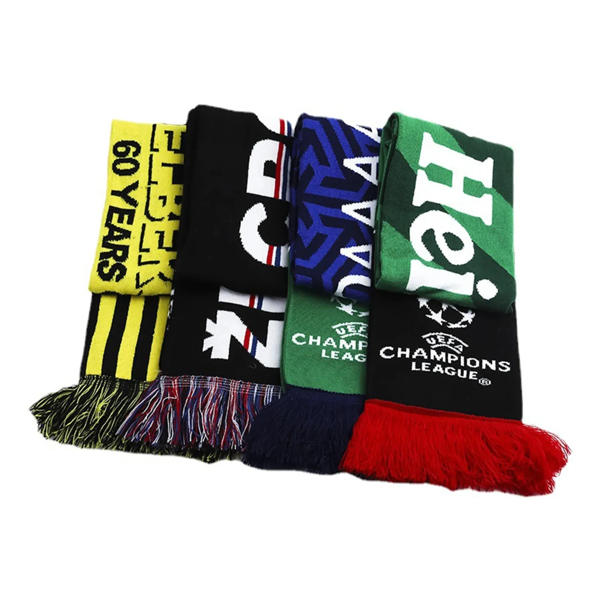 Custom Full Color Printed Stadium Scarf 1