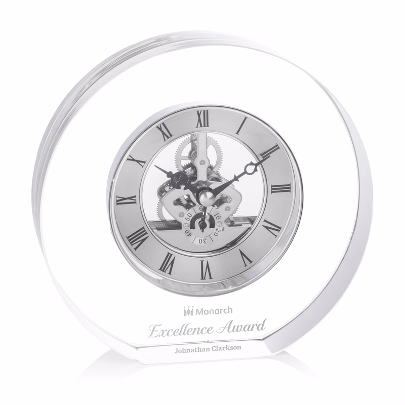 Wilkes Clock - Silver
