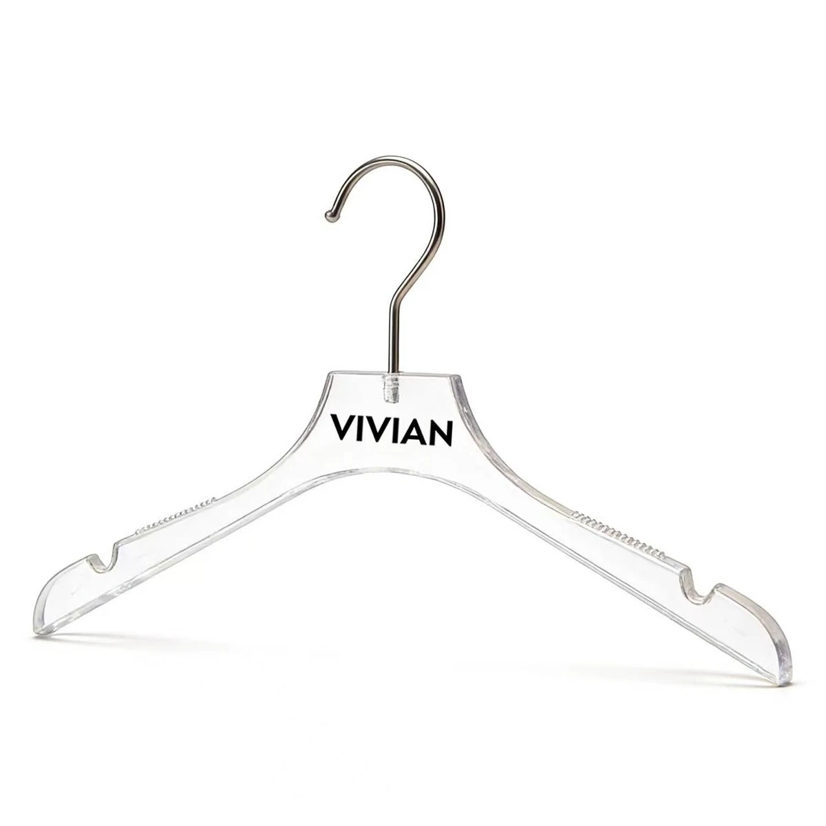 Non Slip Clear Acrylic Clothes Hanger 1