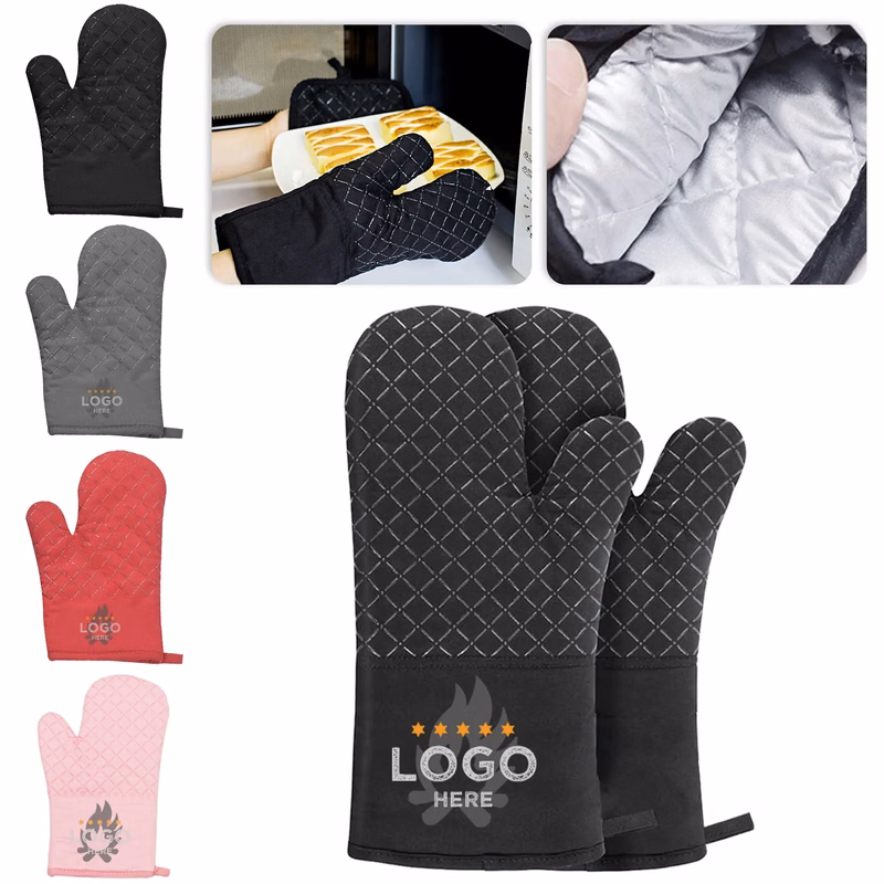 Silicone Non-Slip Long Oven Mitts