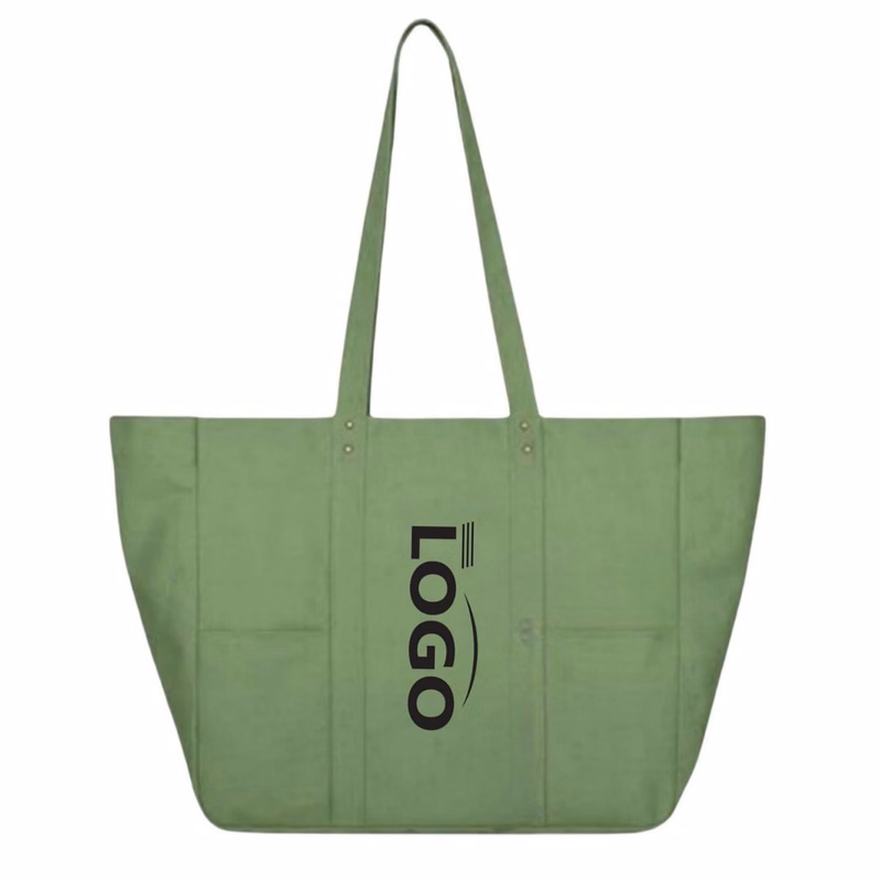 Extra Large Cotton Shoulder Tote Bag