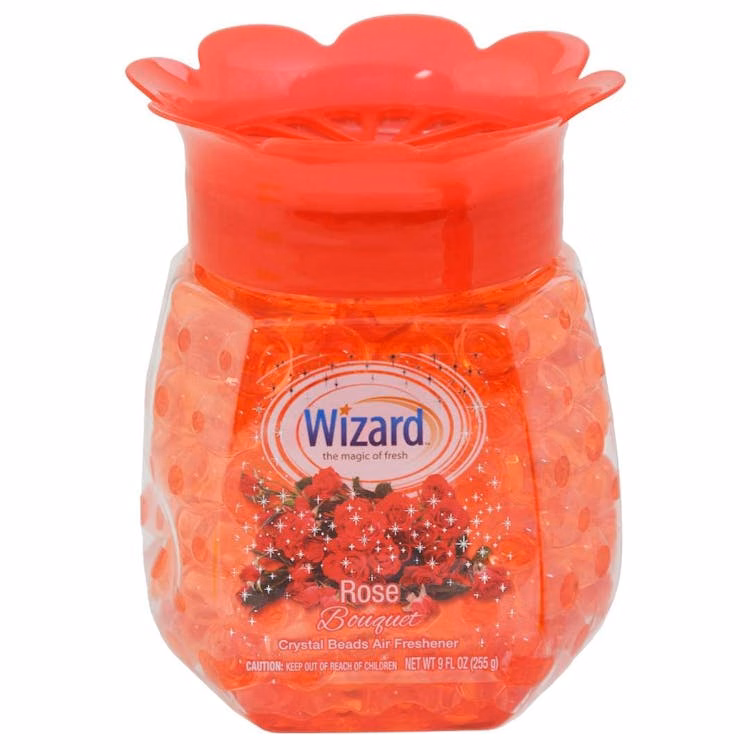 Crystal Beads Air Freshener Rose