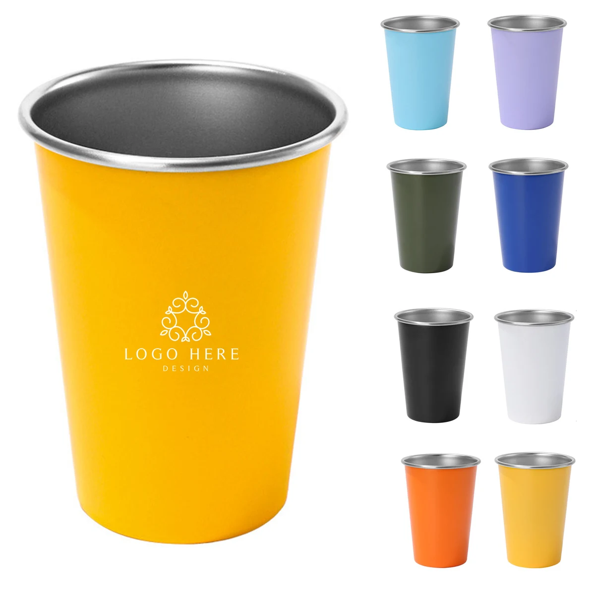 Stainless Steel Portable Pint Cup 1