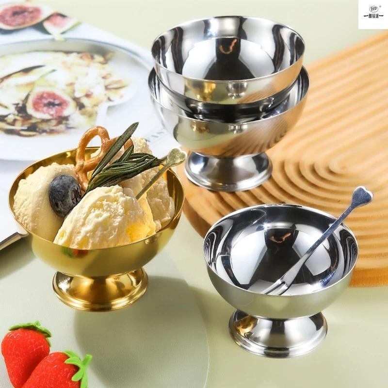 3.5inch Ice Cream Serving Cup with Stand 1