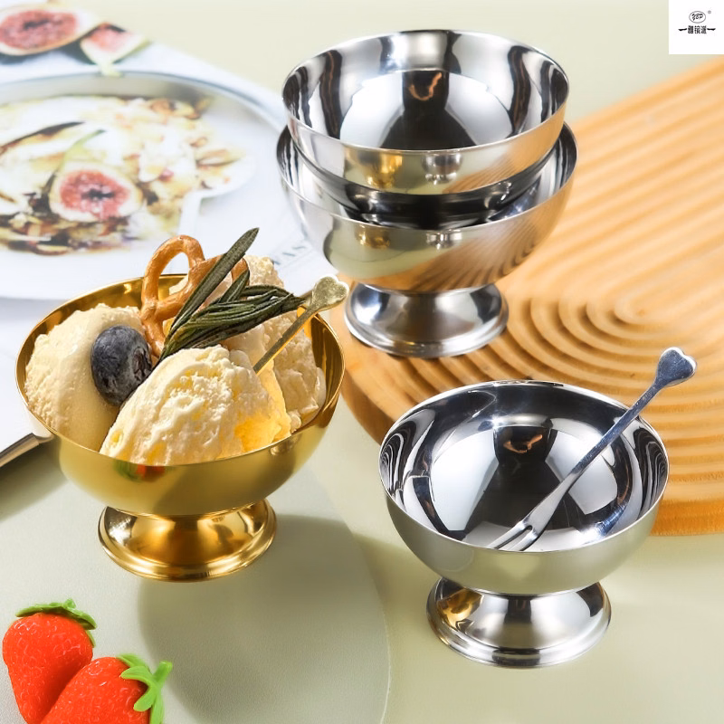 3.5inch Ice Cream Serving Cup with Stand