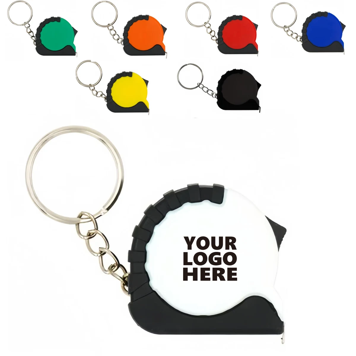 Keychain-Attached Mini Retractable Tape 1