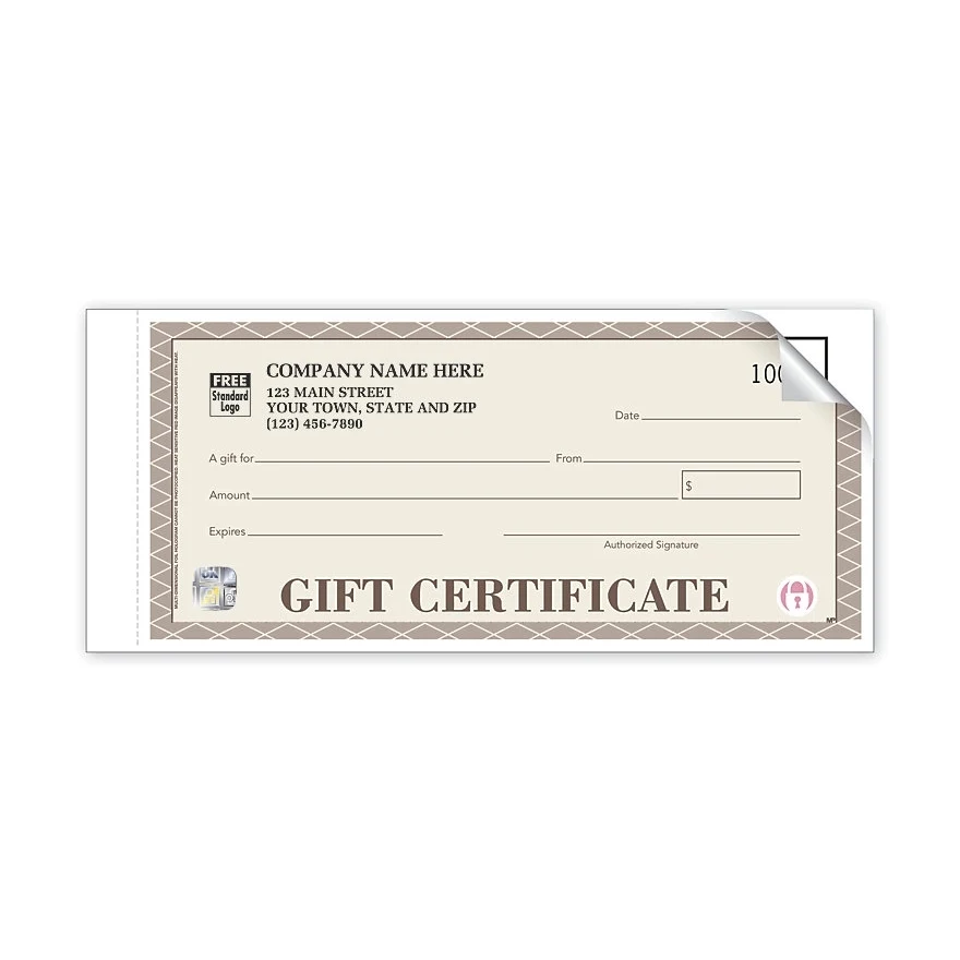 Gift Certificates - High Security Santa Fe, Individual Sets 1