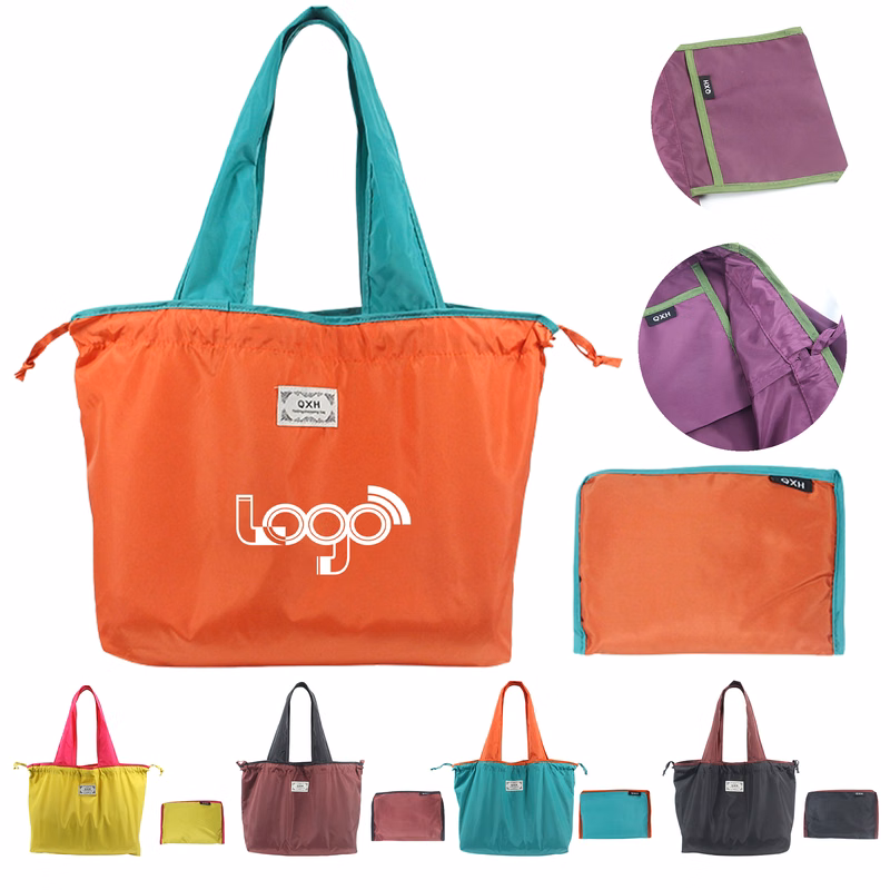 Portable Drawstring Bag For Sustainable Shopping