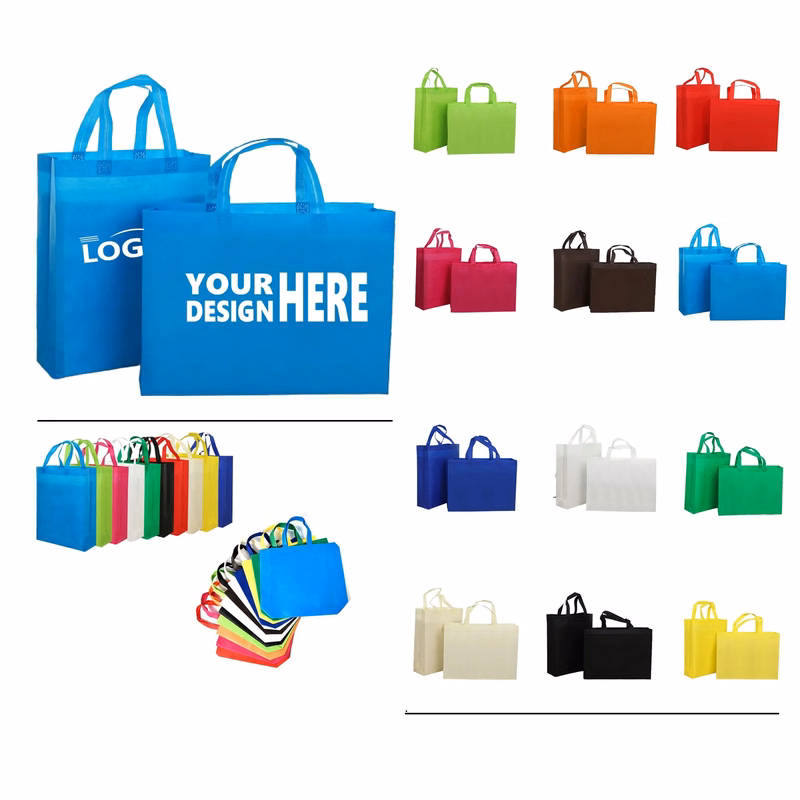 All Purpose Grocery Non-Woven Budget Shopper Tote Bag MOQ50