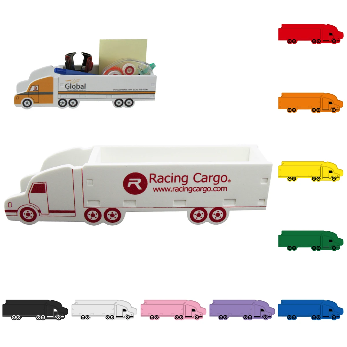 Semi Truck Desktop Caddy 1