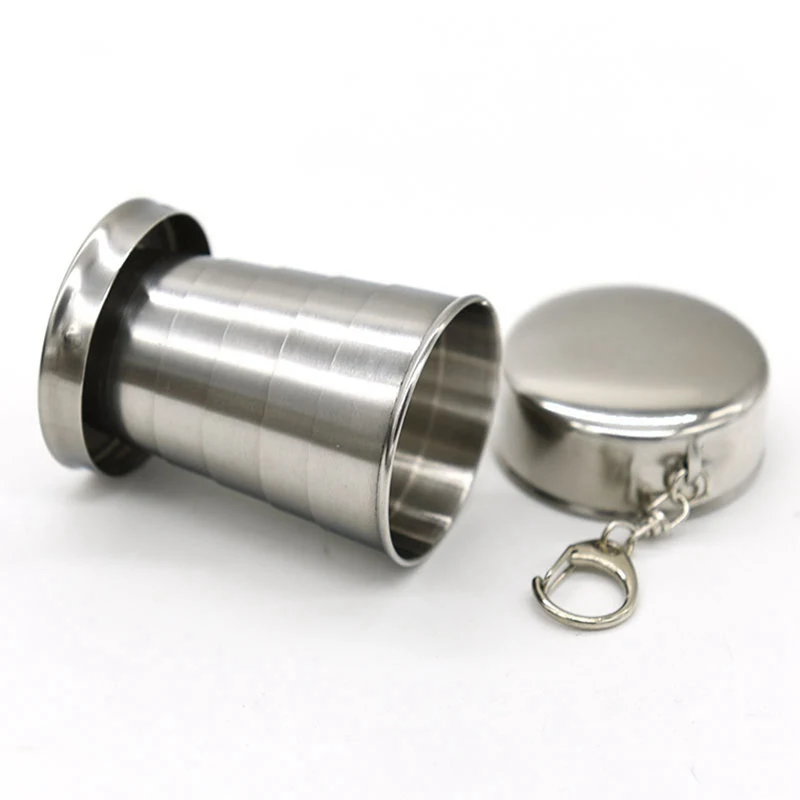 Stainless Steel Travel Folding Collapsible Cup 1