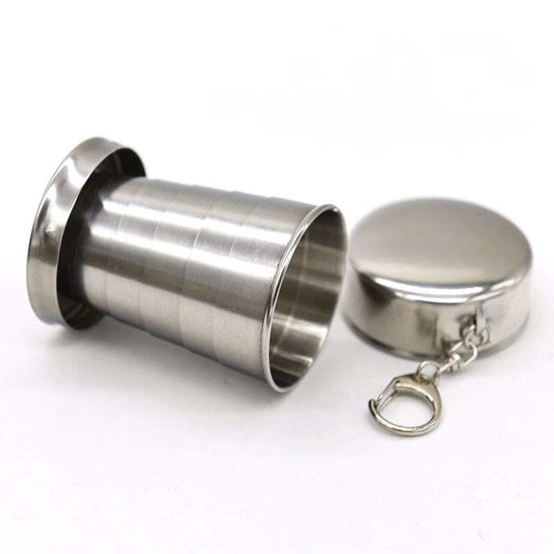 Stainless Steel Travel Folding Collapsible Cup
