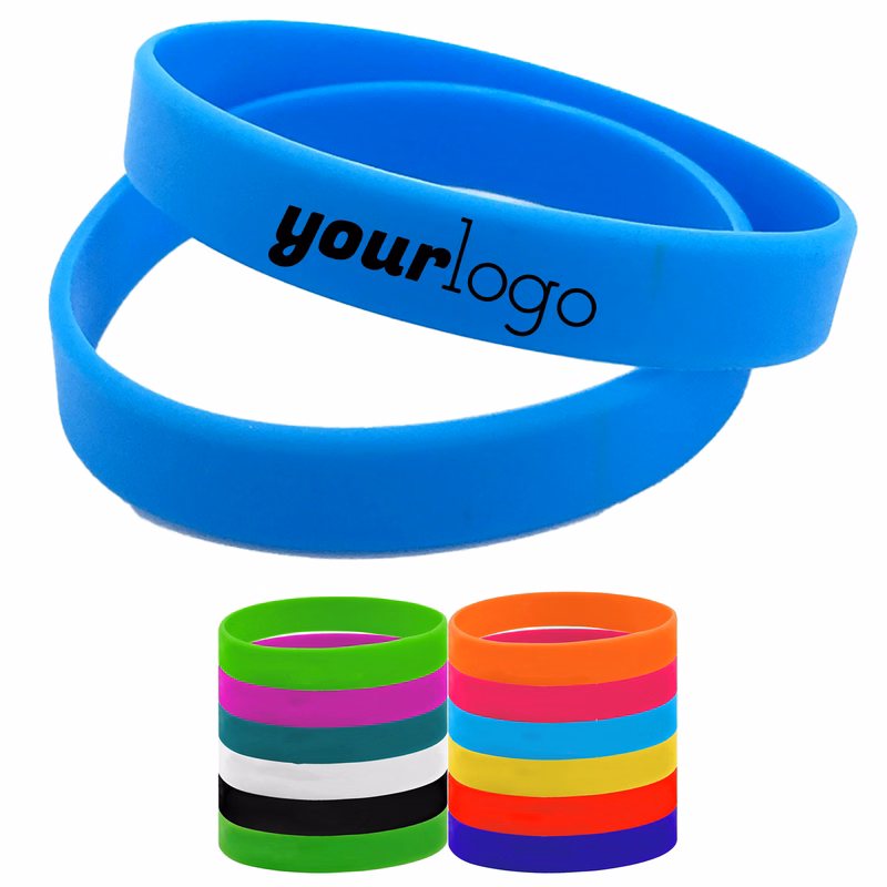 Flexible Custom Silicone Bracelets for Campaigns