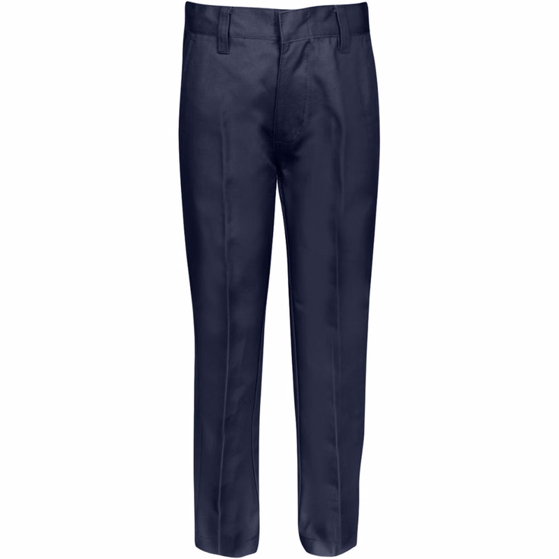 Boys' Husky Uniform Pants - Khaki Size 16H Double Knees