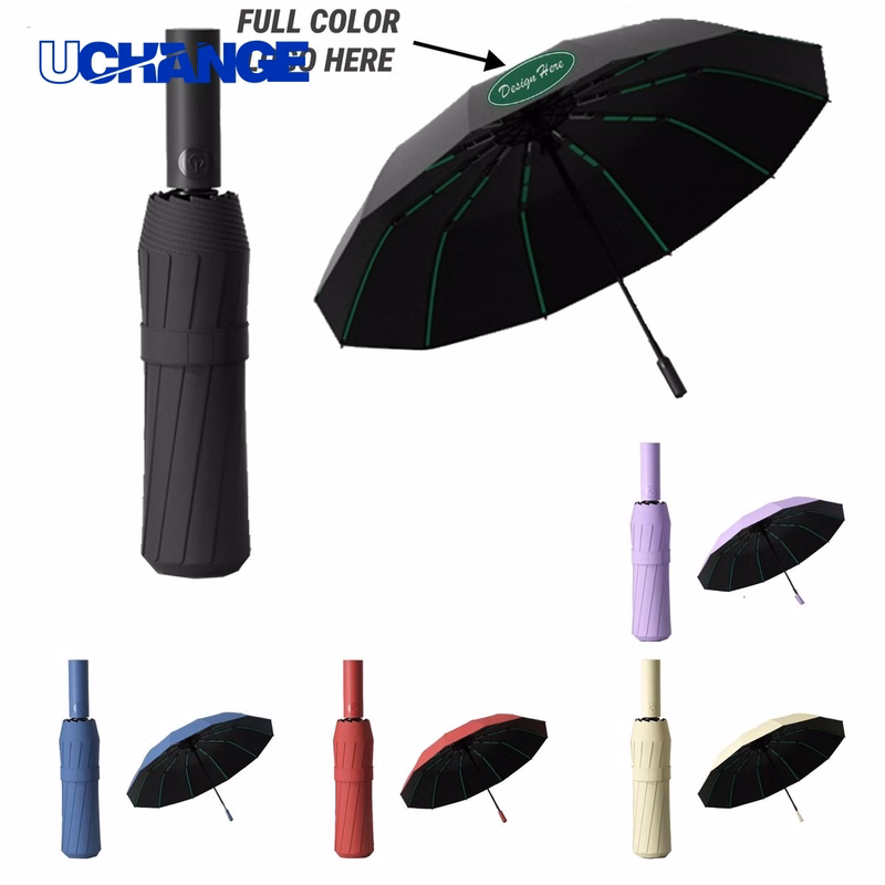 12 Rib Automatic Umbrella for Rain