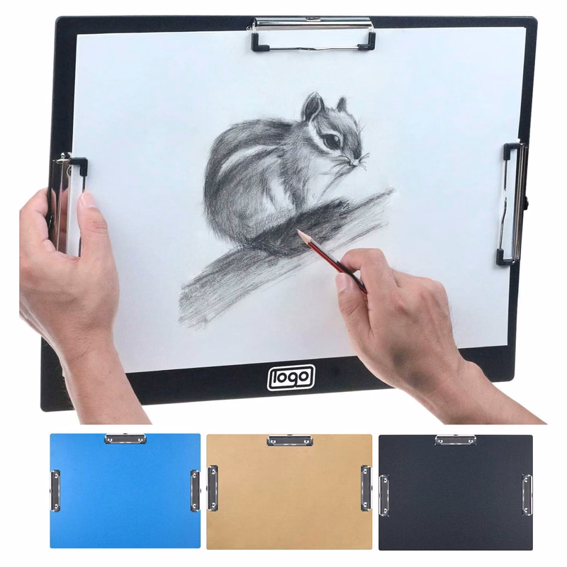 A3 Three Clip Plastic Clipboard