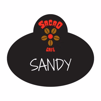 Laminated Personalized Name Badge (2.5"x3") Oval w/Circle bump