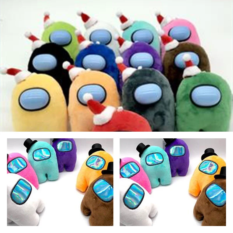 Amongus plush toy with keychain with sound 1