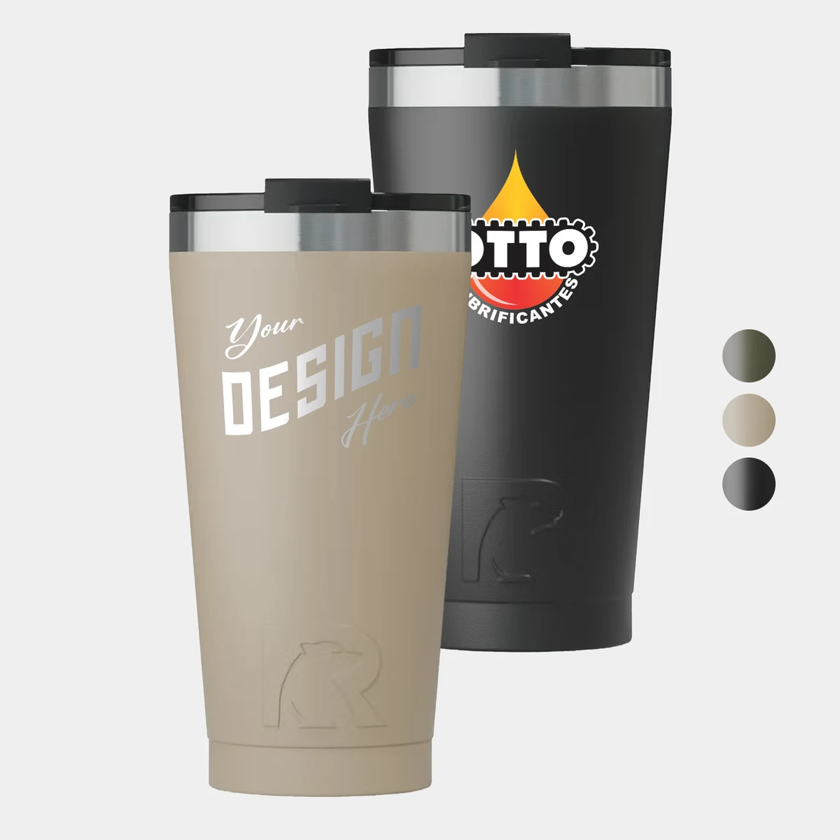 16 oz RTIC® Stainless Steel Ceramic Lined Essential Pint Tumbler 1