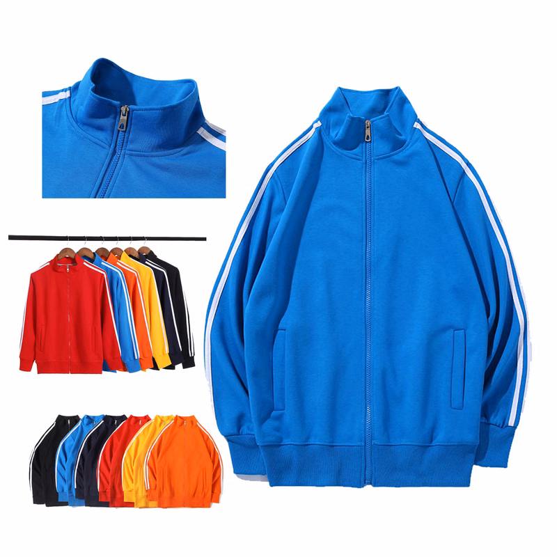 Autumn and Winter Models Stand-up Collar Zipper Jacket