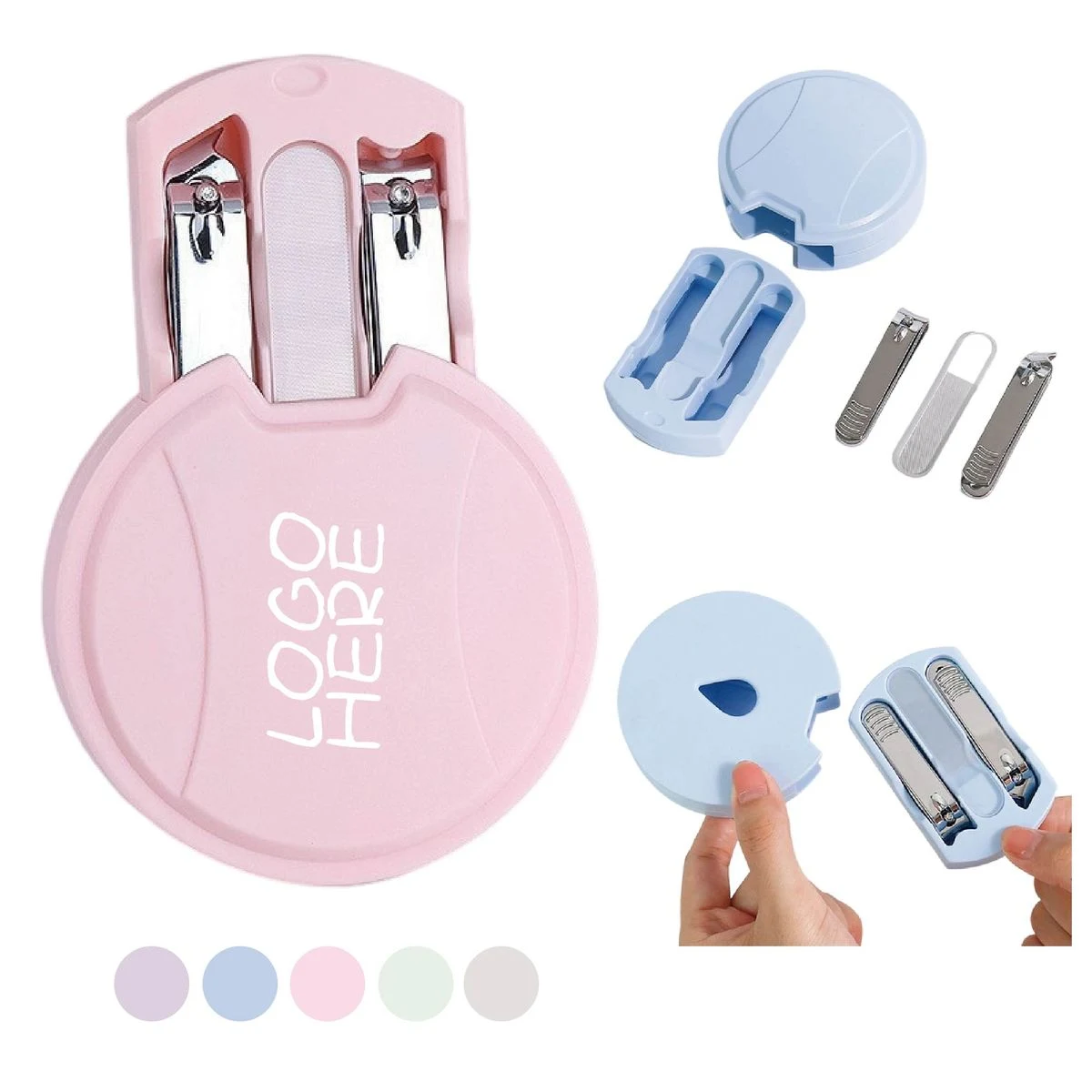 Travel Manicure Kit In Plastic Case 1