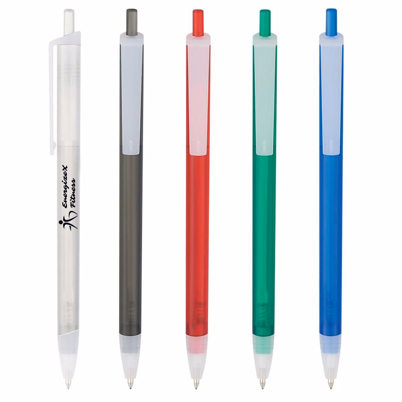 Slender See-Through Plunging Pen