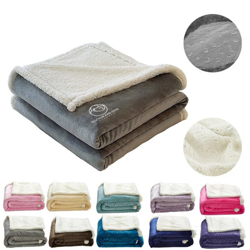 Sherpa Fleece Throw Blankets, Soft Fluffy Flannel Plush Blanket and Throw 1