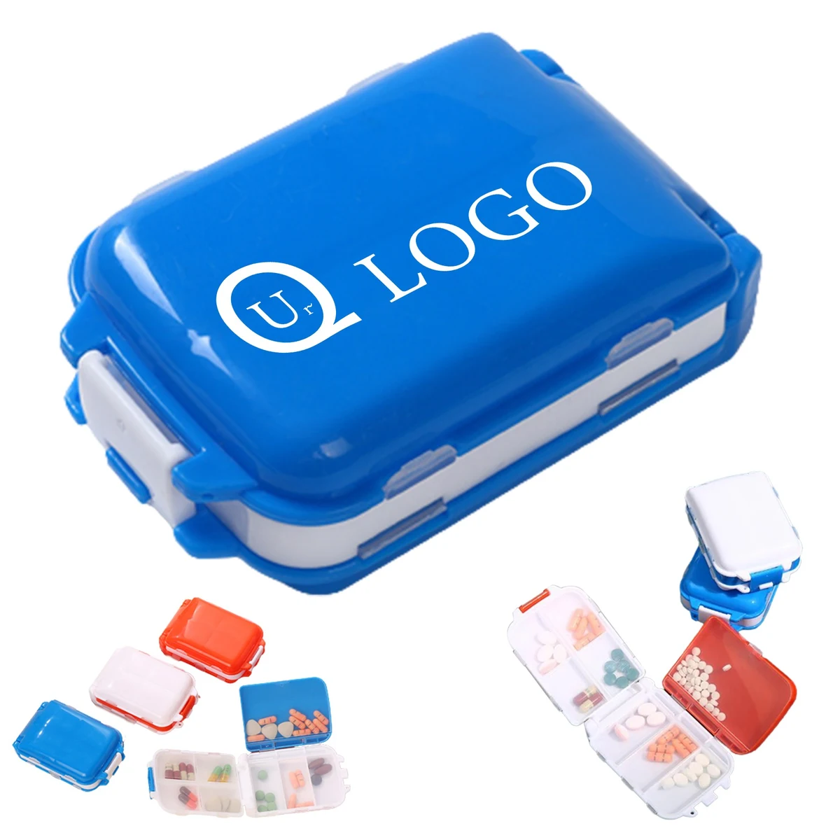 Foldable Portable Three Section Medicine Box 1