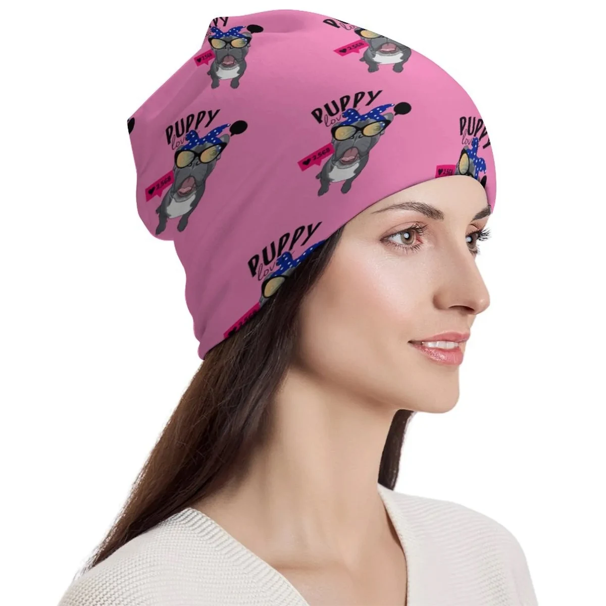 Fleece Lined Skull Cap with Logo 1