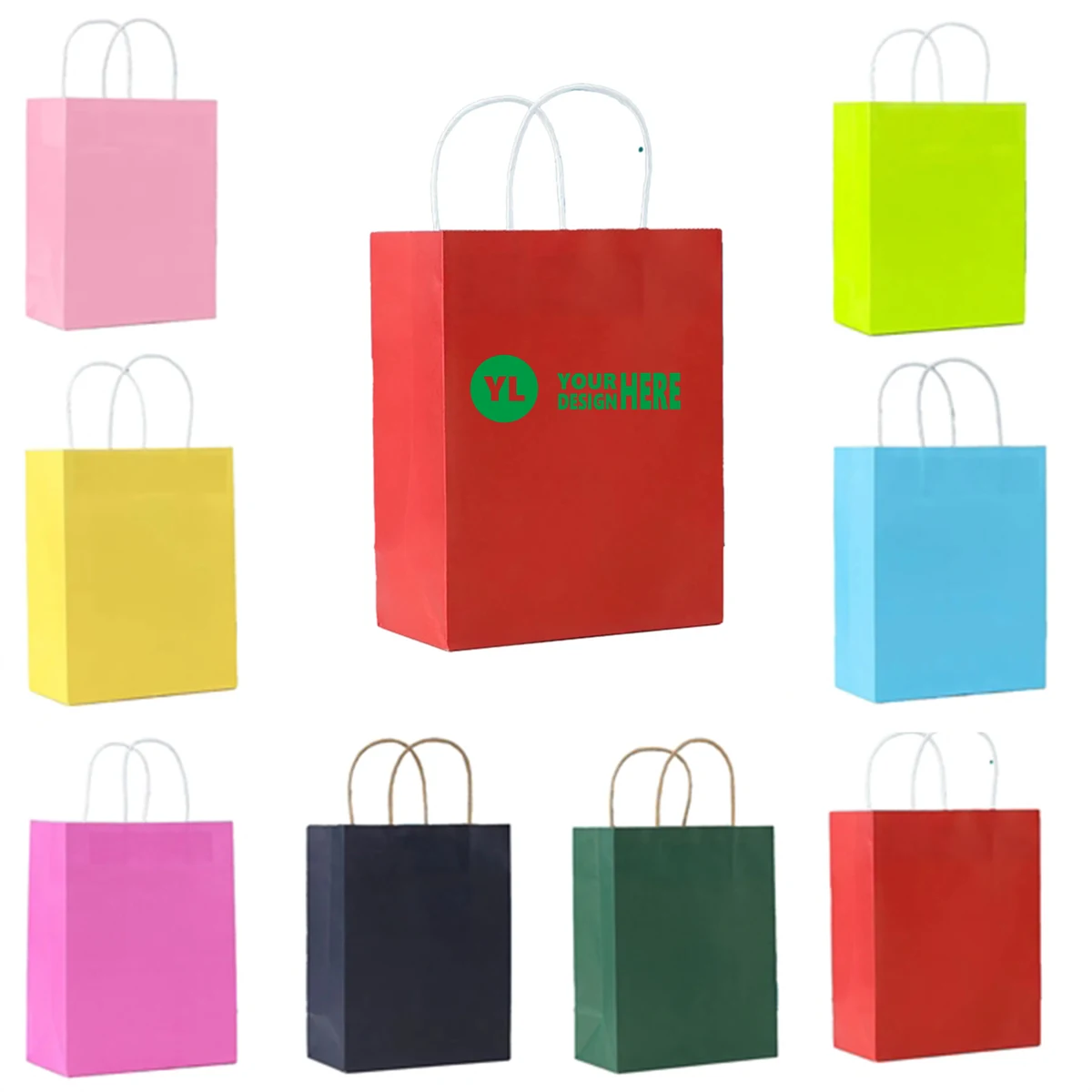 MOQ 100 Environmental Kraft Paper Bag 1