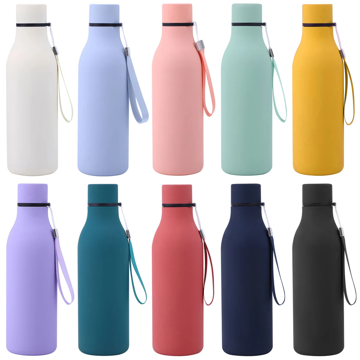 17 OZ Double Wall 304 Stainless Steel Coke Bottle, custom water bottle with logo imprint 1