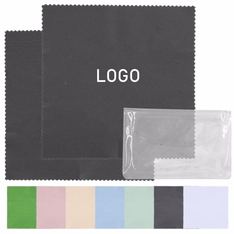 Custom Microfiber Glasses Cleaning Cloth with PVC Sleeve